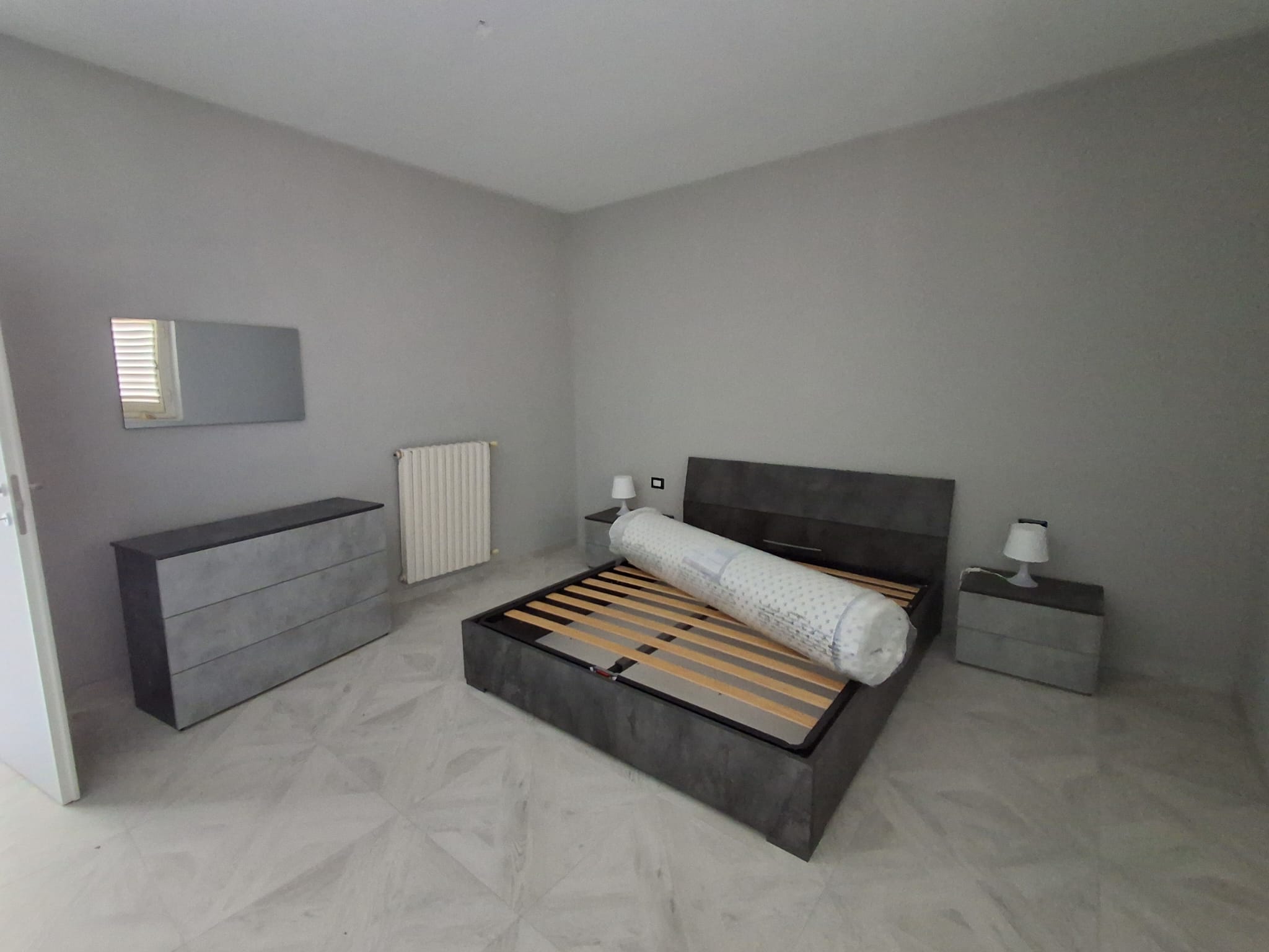 Camera con letto